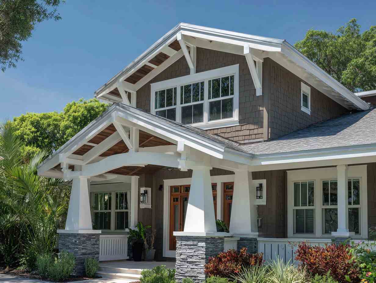Traditional Clearwater residence featuring high-impact double-hung hurricane windows in Pinellas County, FL.