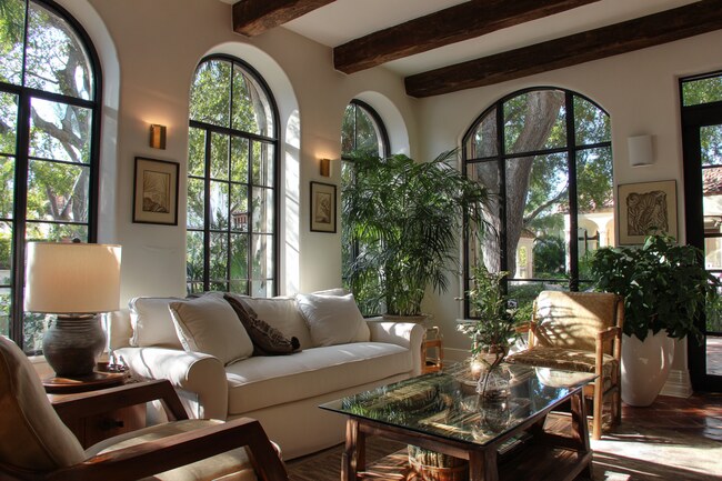 Interior featuring Hurricane Windows in Pinellas County FL for safety and energy efficiency