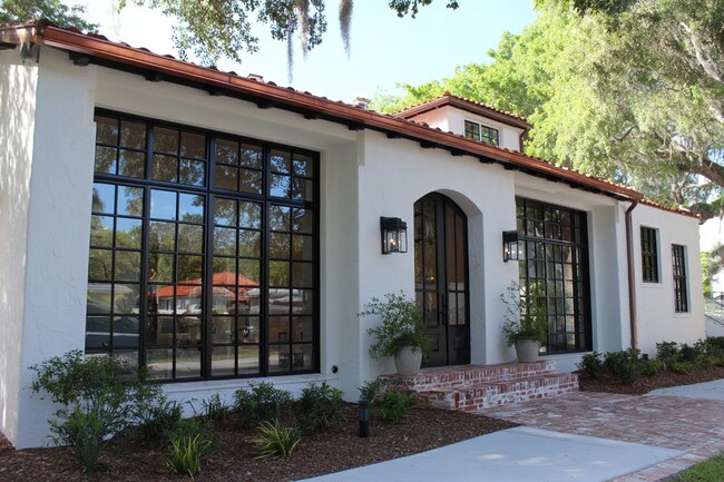 Spanish Revival home with Hurricane Windows in Pinellas County, FL for storm protection